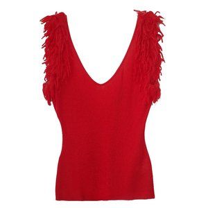 ROBERTO CAVALLI CORAL KNIT TOP